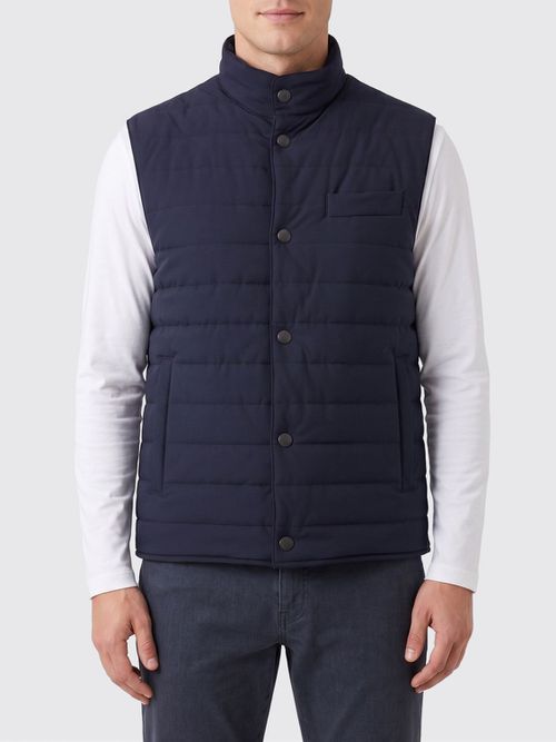 Suit Vest Men color Blue