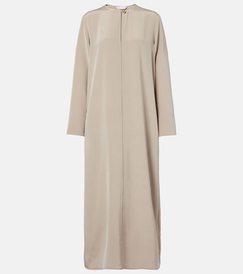 Unghia silk-blend midi dress
