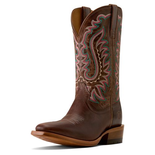 Women's Futurity Rey French Toe Western Boots in Honey Brown, B Medium Width, Size 6, by