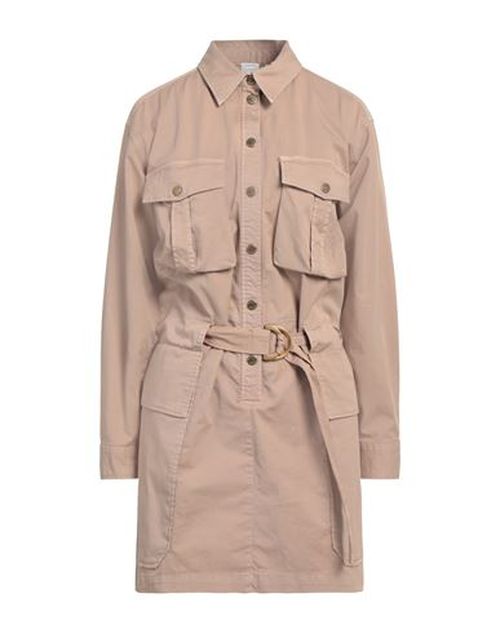Woman Mini dress Beige Size 4 Cotton, Elastane