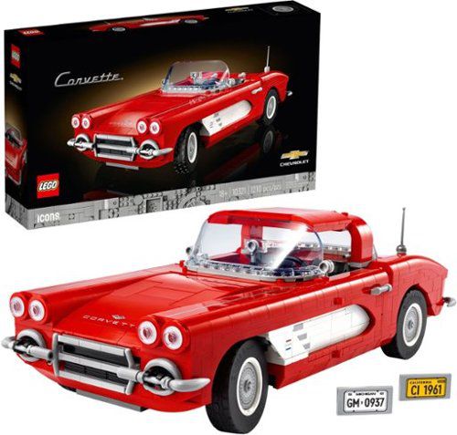 Icons Corvette Classic Car Model Building Kit 10321