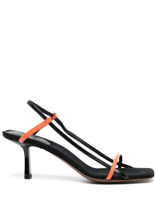 Merga 65mm heel sandals - Black