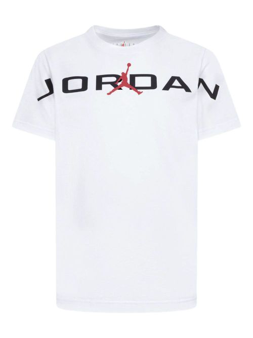 Jordan Kids logo-print T-shirt - White
