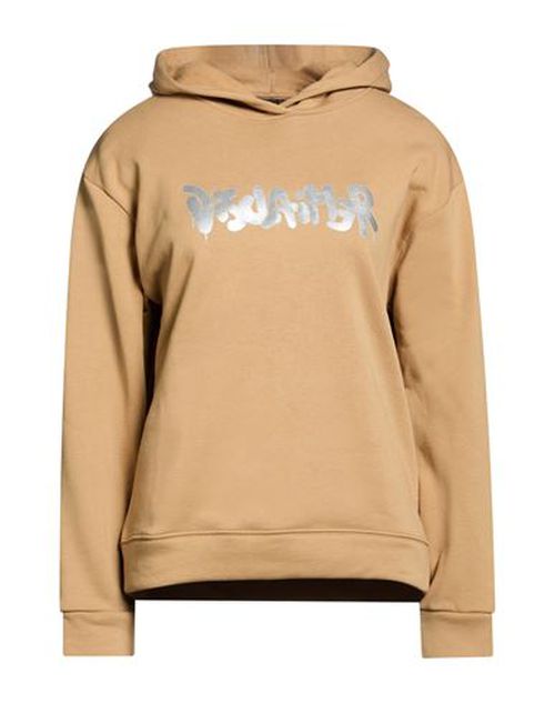 Woman Sweatshirt Camel Size L Cotton