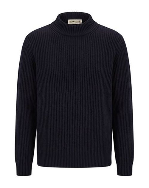 Man Turtleneck Midnight blue Size S Wool