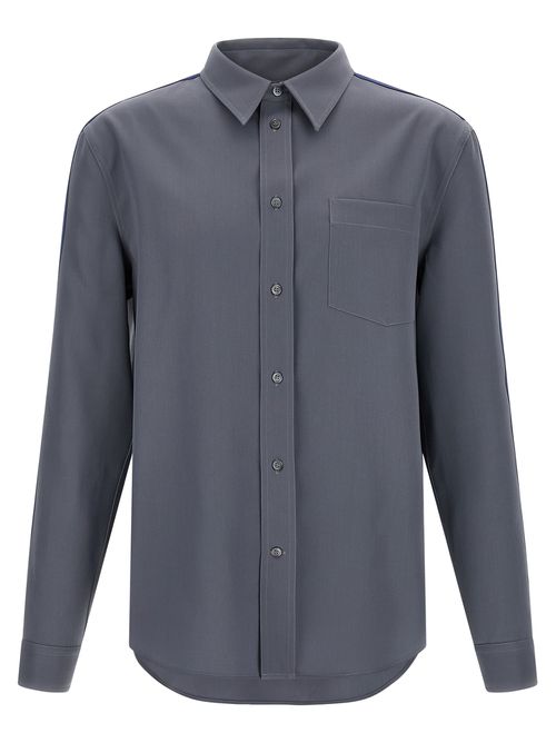 Wool Shirt Shirt And Blouse Gray