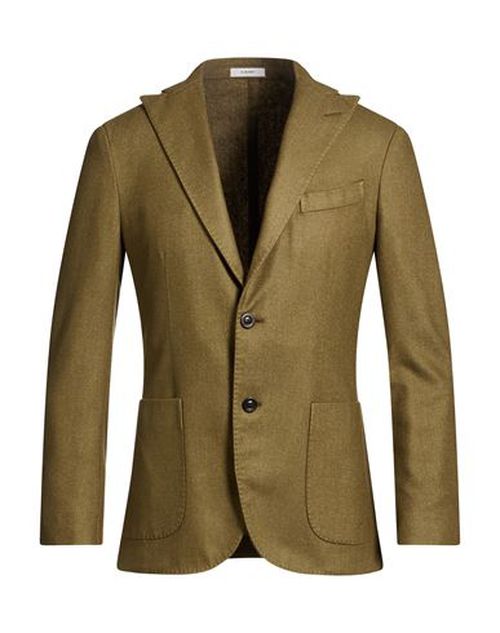 Man Blazer Military green Size 36 Wool, Polyester