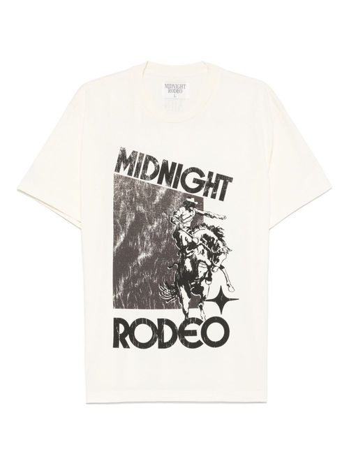 Logo-print t-shirt - Neutrals