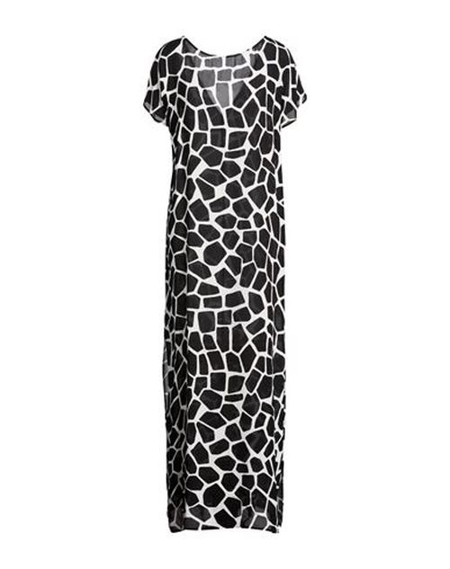 Woman Maxi dress Black Size 6 Viscose