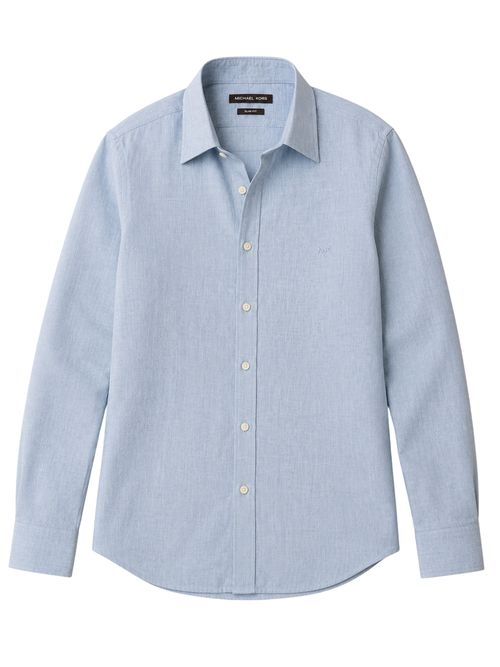 Linen Button-Up Shirt - Men's Size