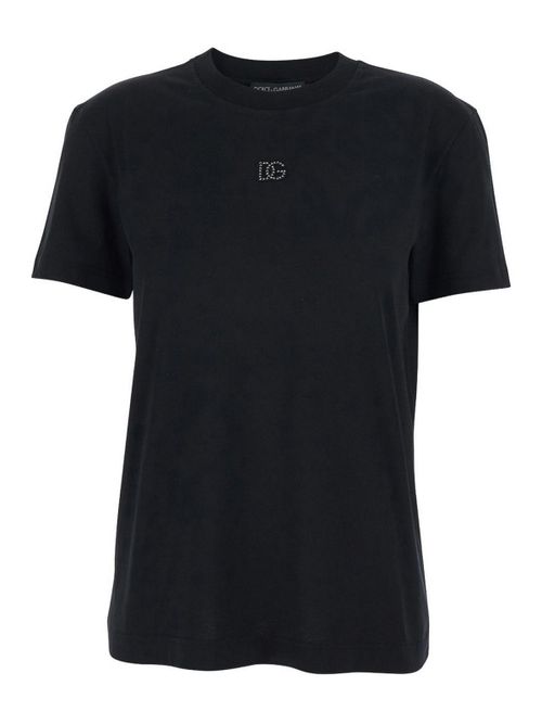 Embellished-logo t-shirt