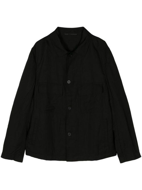 Button-up shirt jacket - Black