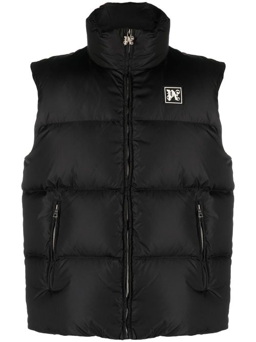 MONOGRAM SKI DOWN VEST - Black