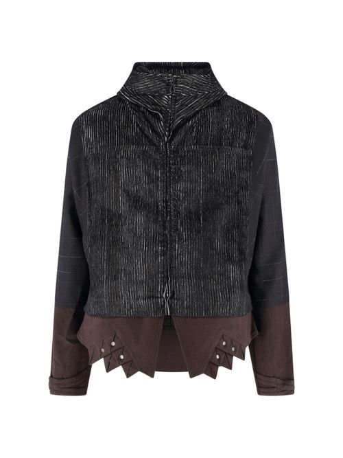 Modern Tailored Jacket with Silk-Viscose, Virgin Wool & Tencel Blend