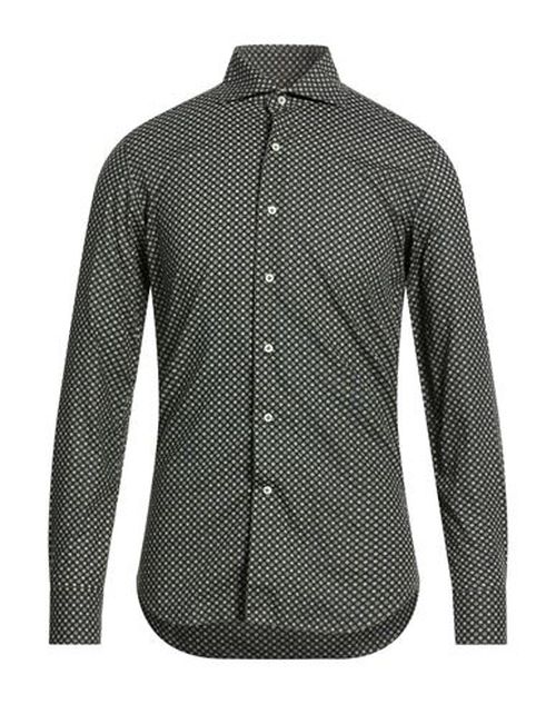 Man Shirt Dark green Size 15 ½ Cotton