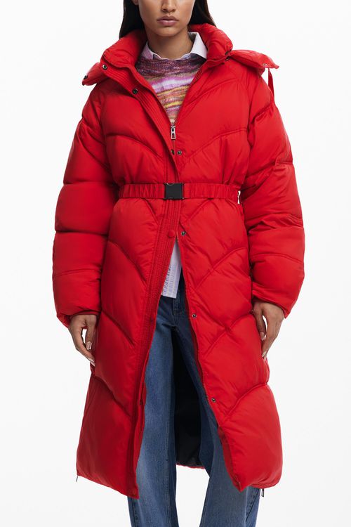 Long padded coat