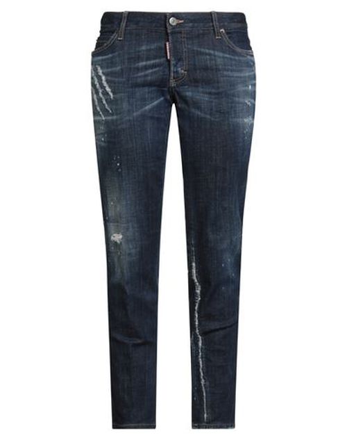 Woman Jeans Blue Size 0 Cotton, Elastane