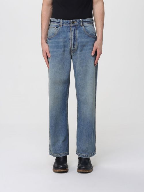 Pants Men color Denim