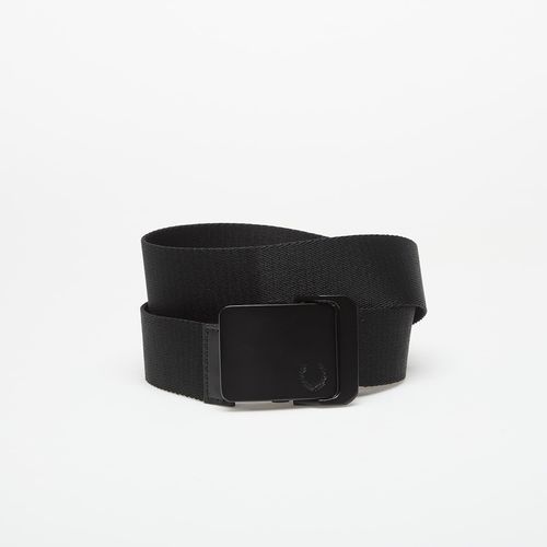FRED PERRY Plain Webbing Belt Black