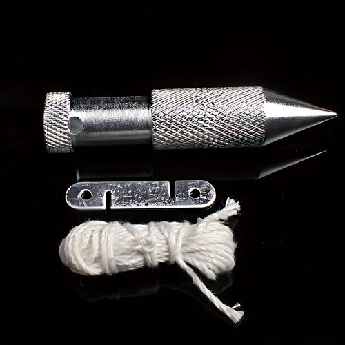 TEMU Metal - Vertical Drilling Tool For Woodworking & Construction, No Electricity Needed, Includes Spare Line Measuring, Home Improvement