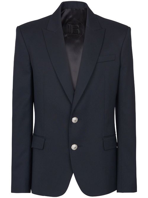 Single-breasted wool blazer - 6UB