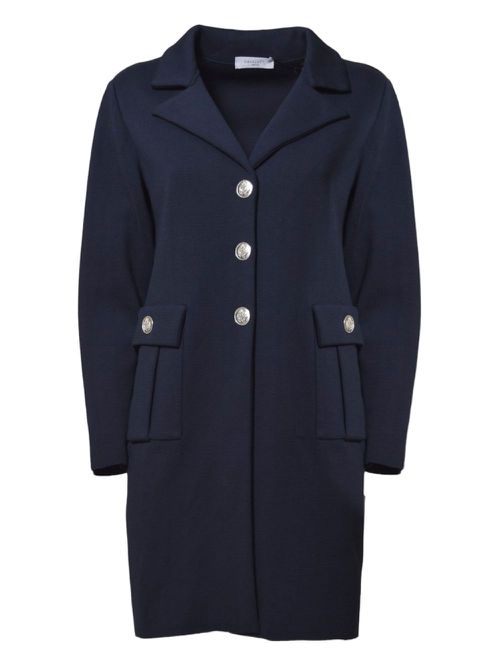 Double-breasted coat - Blue