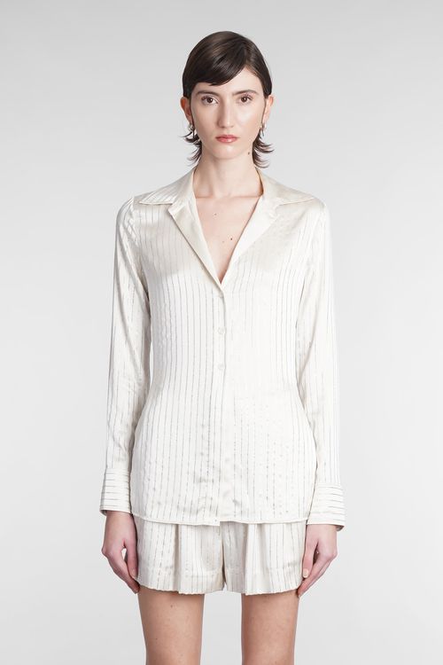 Shirt In Beige Silk