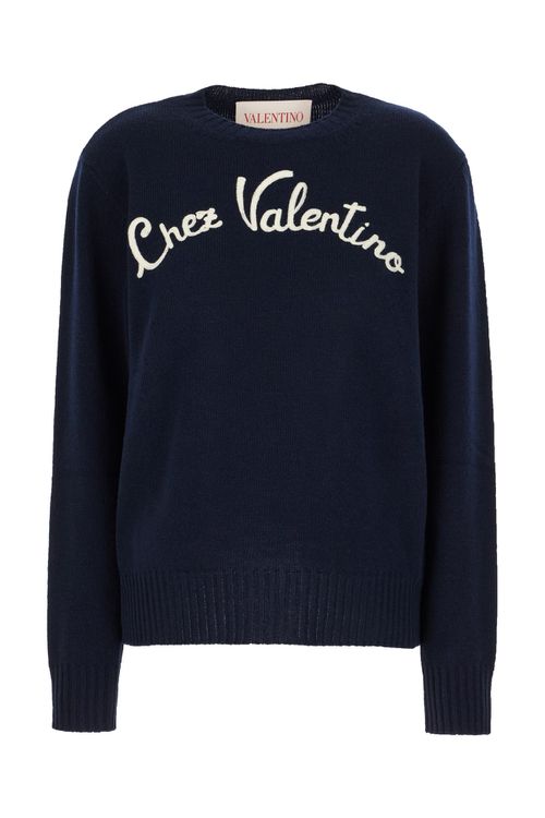 Midnight Blue Wool Sweater