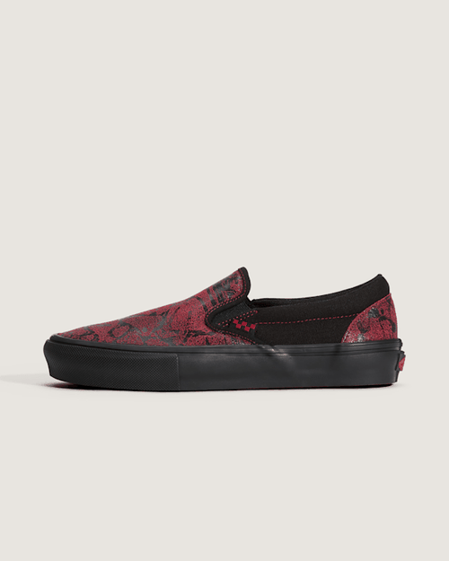 Vans - Skate Slip-On Shoes, Man, Red