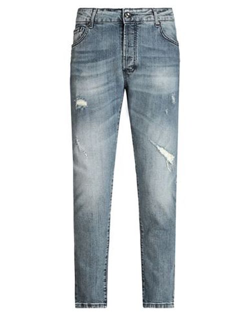 Man Jeans Blue Size 29 Cotton, Elastane