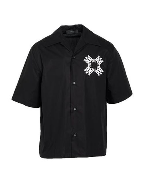 Man Shirt Black Size M Cotton