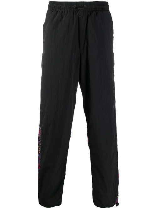 Logo print track pants - Black