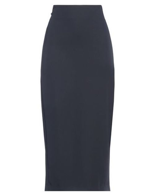 Woman Midi skirt Midnight blue Size 4 Polyester, Viscose, Elastane