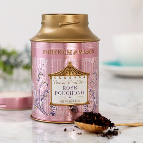 Rose Pouchong Black Tea, Loose Leaf Tin, 125g