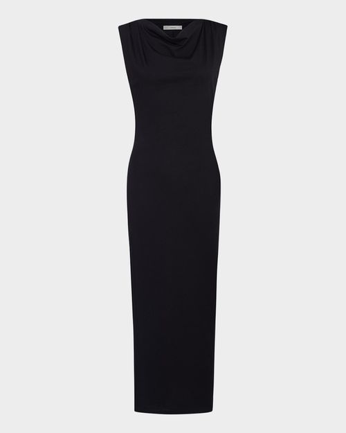 Vince | Cowl-Neck Muscle Tee Midi Dress | Realry