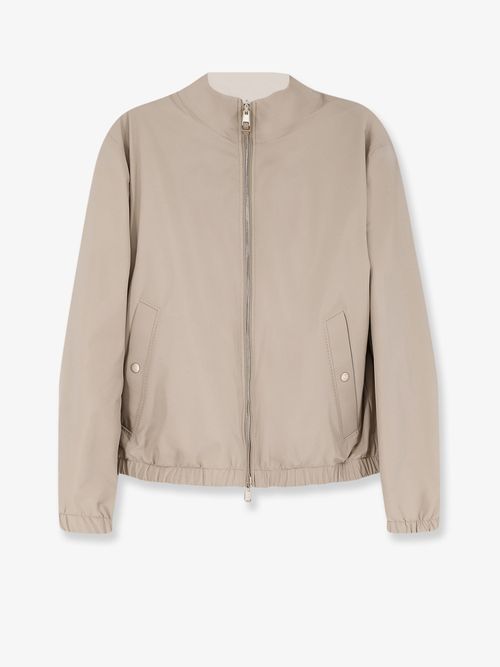 Reversible Modal Blend Jacket — Beige