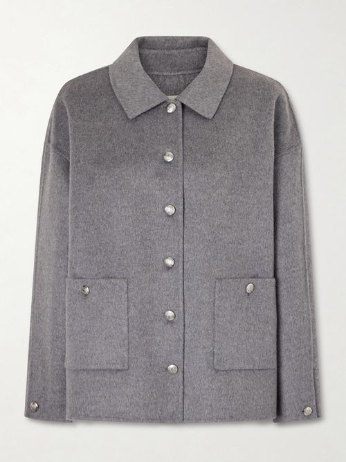 Luca Wool And Cashmere-blend Jacket - Gray