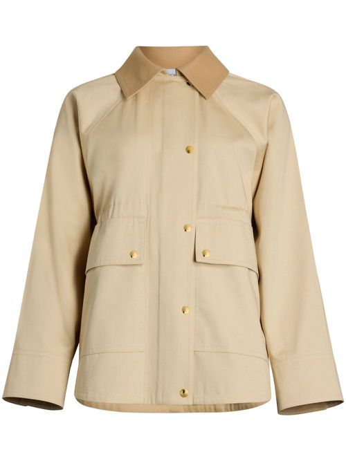 Organic cotton parka jacket - Neutrals