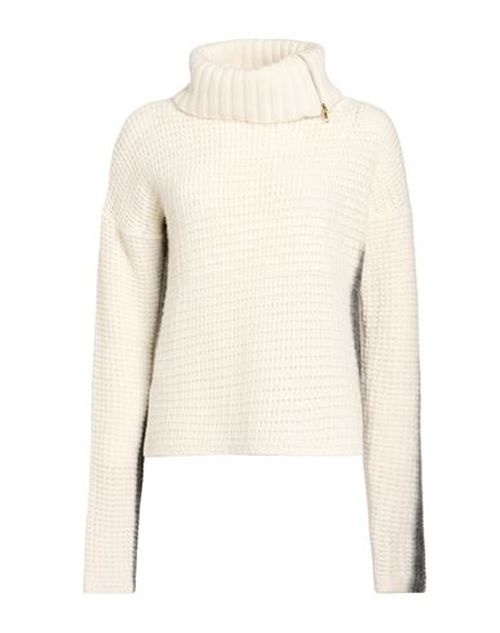 Woman Turtleneck Off white Size 6 Merino Wool, Viscose, Polyamide, Cashmere