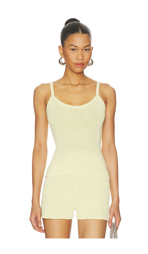 ASTA RESORT Nina Camisole in Lemon. XL. Also in L