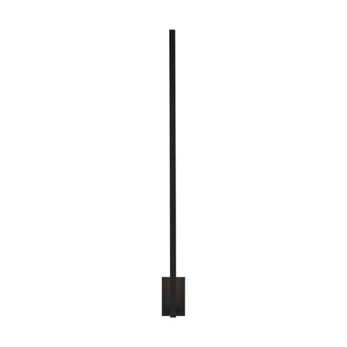 Stagger 1-Light 37.10"H LED Wall Sconce in Nightshade Black