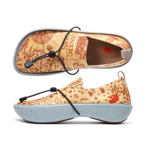 UIN Womens Shoes Slip On Loafers Casual Comfortable Dressy Art Painted Lightweight Fashion Sneakers Toledo H Series