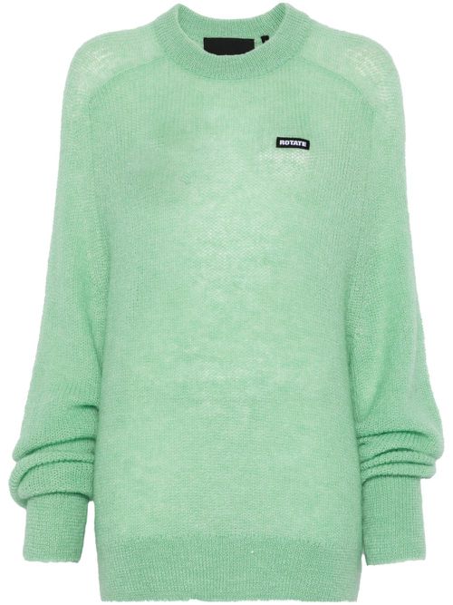 Logo lightweight sweater - Green