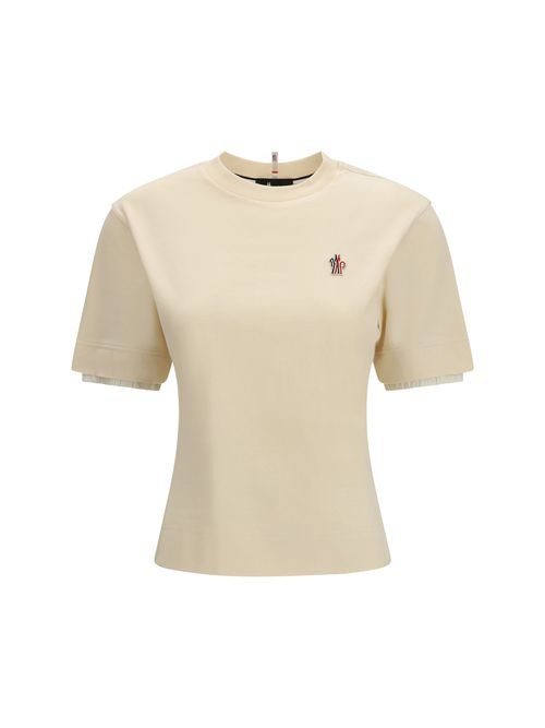 Cotton T-Shirt — Beige