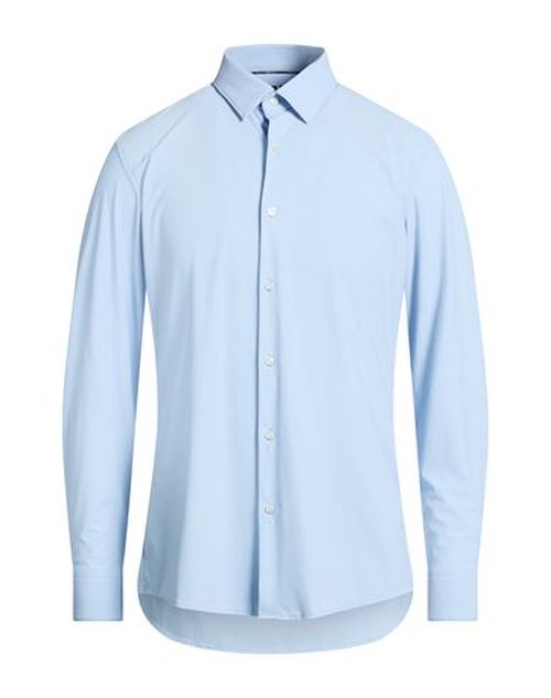 Man Shirt Light blue Size 15 Polyamide, Elastane