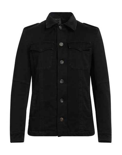 Luxe Fabrics Man Jacket Black Size 46 Cotton, Lyocell, Elastane