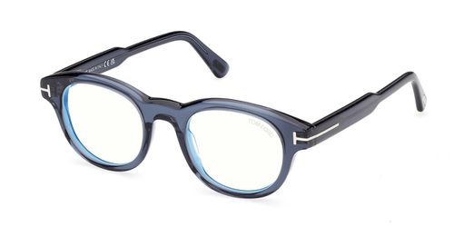 Tom Ford FT6121-B 090 Blue-Light Block Men's Eyeglasses Blue 47 - Blue Light Block Available