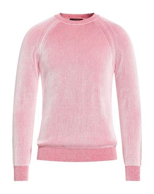 Man Sweater Red Size 44 Cotton