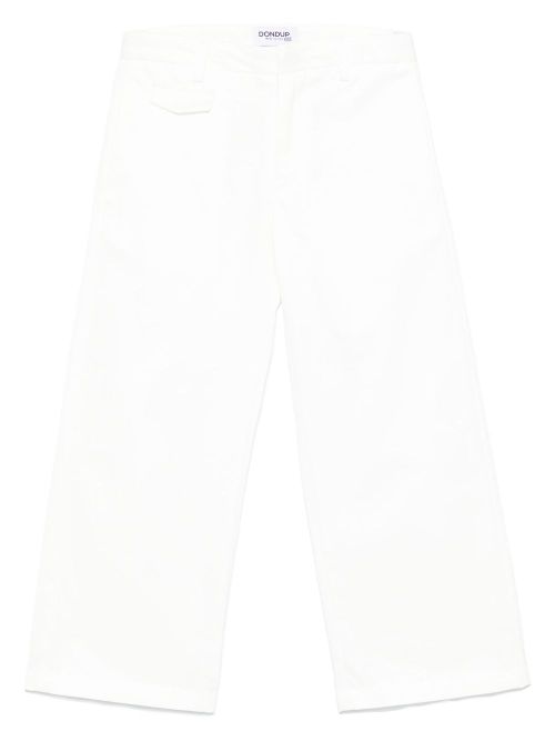 Interlock twill weave trousers - Neutrals