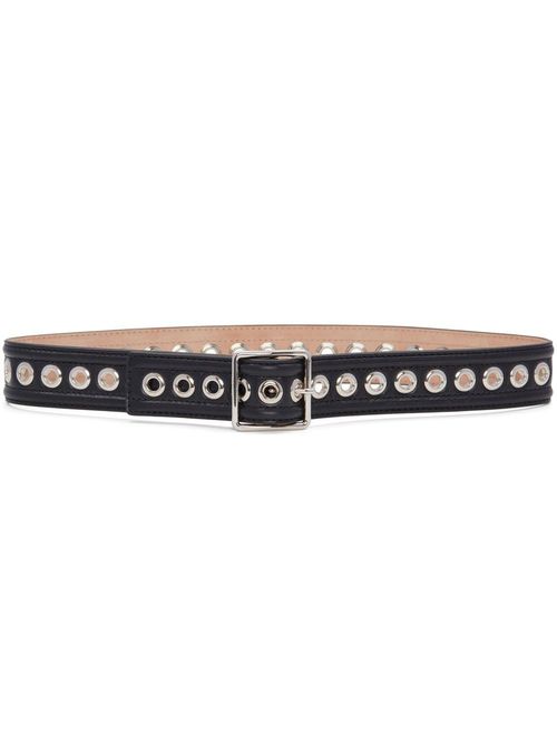 Eyelet-detail 50mm belt - Black